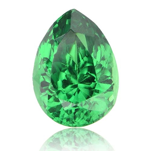 Tsavorite,Pear 1.53-Carat