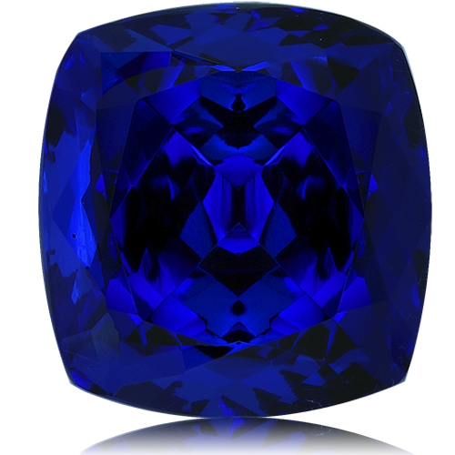 Tanzanite,Cushion 8.19-Carat