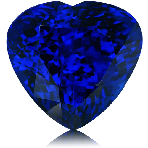 Tanzanite,Heart 27.88-Carat