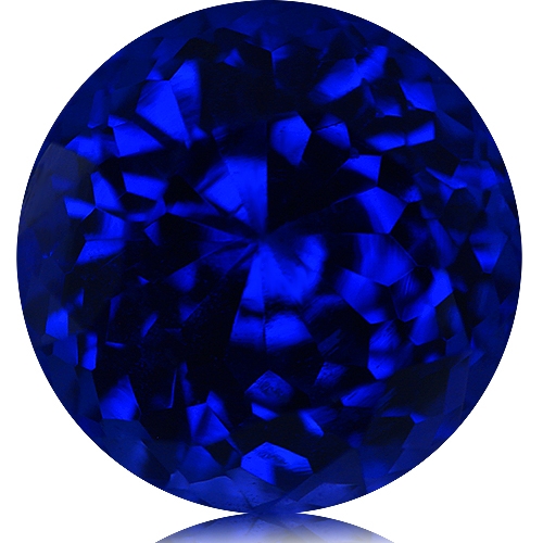 Tanzanite,Round 7.05-Carat