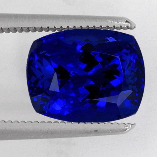 Tanzanite Cushion 2.93 Carat - Rare Gemstone Company