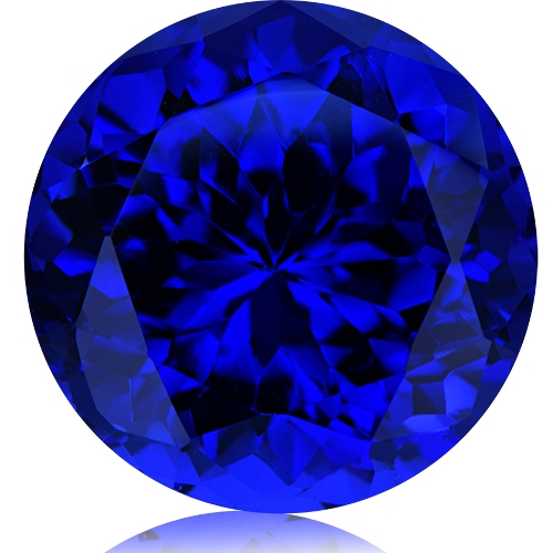 Tanzanite,Round 9.69-Carat