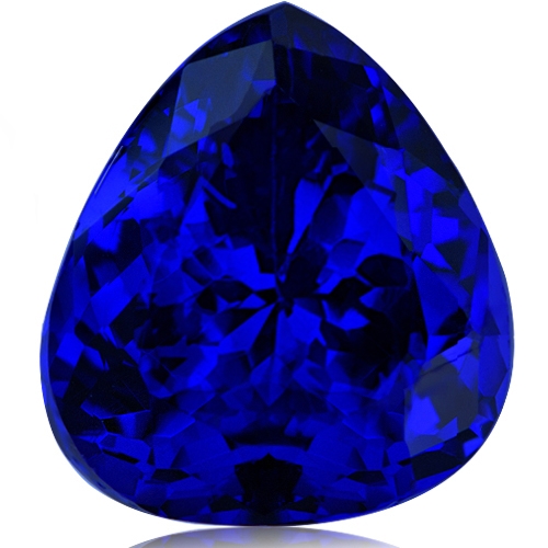 Tanzanite,Pear 6.72-Carat