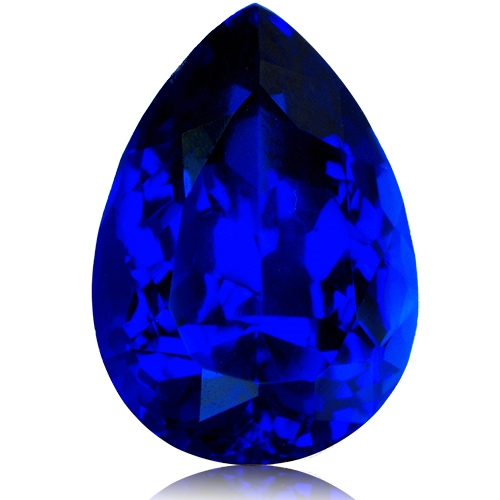 Tanzanite,Pear 4.48-Carat