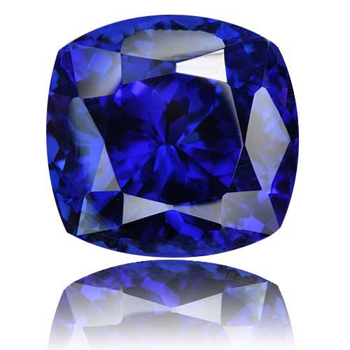 Tanzanite,Cushion 11.68-Carat