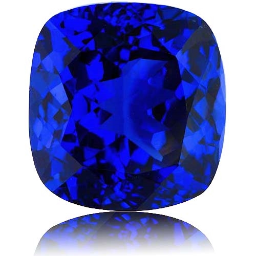 Tanzanite,Cushion 16.07-Carat