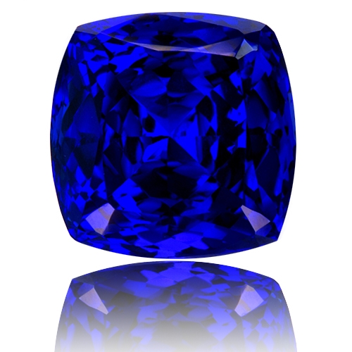 Tanzanite,Cushion 18.46-Carat