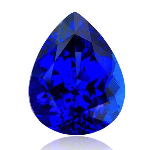 Tanzanite,Pear 13.37-Carat