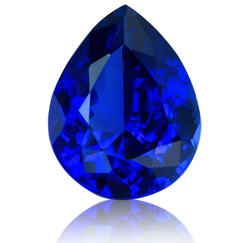 Tanzanite,Pear 3.54-Carat