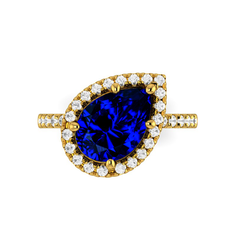 Oval Platinum Waverly Diamond Ring (1/2 ct. tw.)