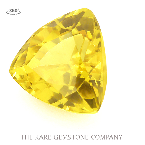 Fancy Sapphire Trillion 2.59 Carat - Rare Gemstone Company
