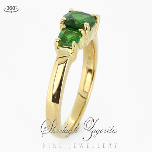 Pave Tsavorite Diamond And Pearl Ring - Vanna K #1091 - Seattle Bellevue |  Joseph Jewelry