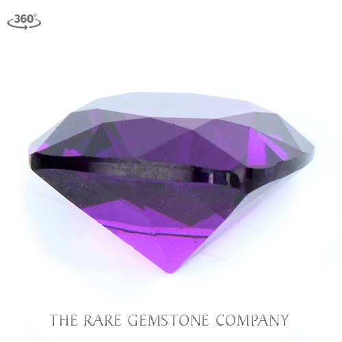 Royal Purple Garnet Cushion 4.28 Carat Rare Gemstone Company