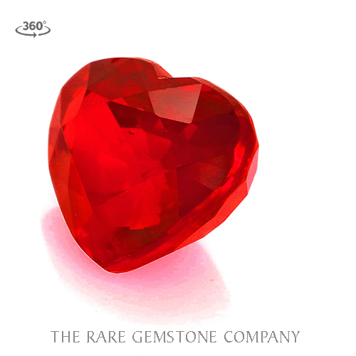 Ruby Heart 2.49 Carat - Rare Gemstone Company