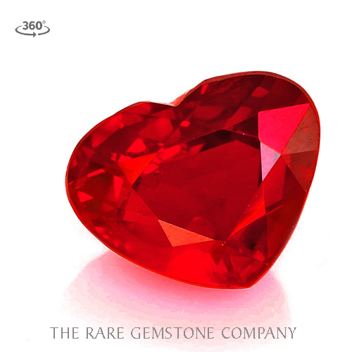 Ruby Heart 2.49 Carat - Rare Gemstone Company