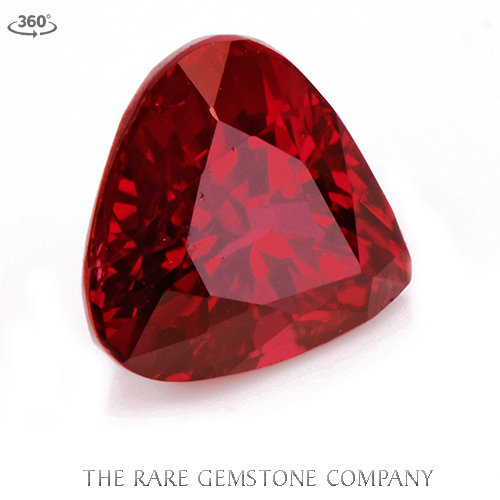 Our Master Stone over 8 carat ruby with the perfect vivid red