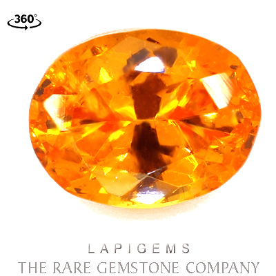 Spessartite Garnet Oval 1.90 Carat - Rare Gemstone Company