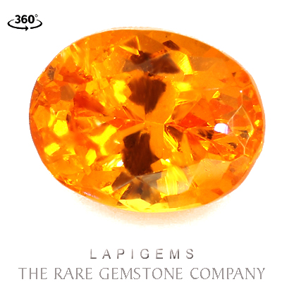 Spessartite Garnet Oval 1.90 Carat - Rare Gemstone Company