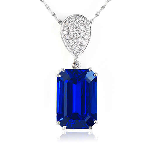 emerald-cut-tanzanite-pendant-with-pavé-set-diamond-bail-lstp152