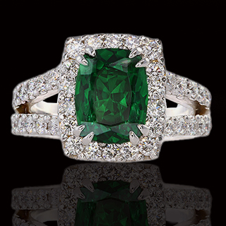 Tsavorite Jewelry - Tsavorite Earrings, Rings, Pendants and Gemstones