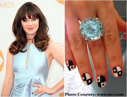 Zooey Deschanel Tourmaline Jewelry Emmy Awards 2013.jpg