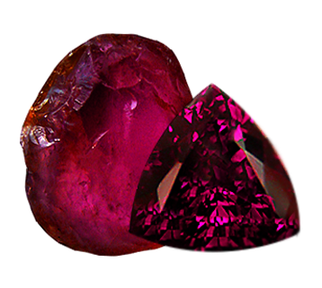 Trickle metallisk Vandret Rhodolite Garnet | Loose Rhodolite Garnet Gemstones for Sale